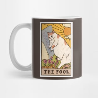 Sad Cat Meme The Fool Tarot Mug